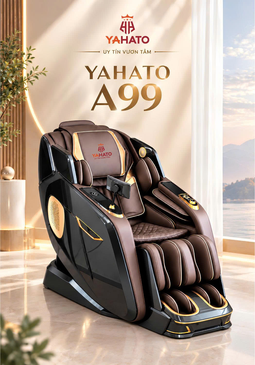 Yahato A99 – Ghế Massage Cao Cấp Với Công Nghệ Đo Sức Khỏe Mới