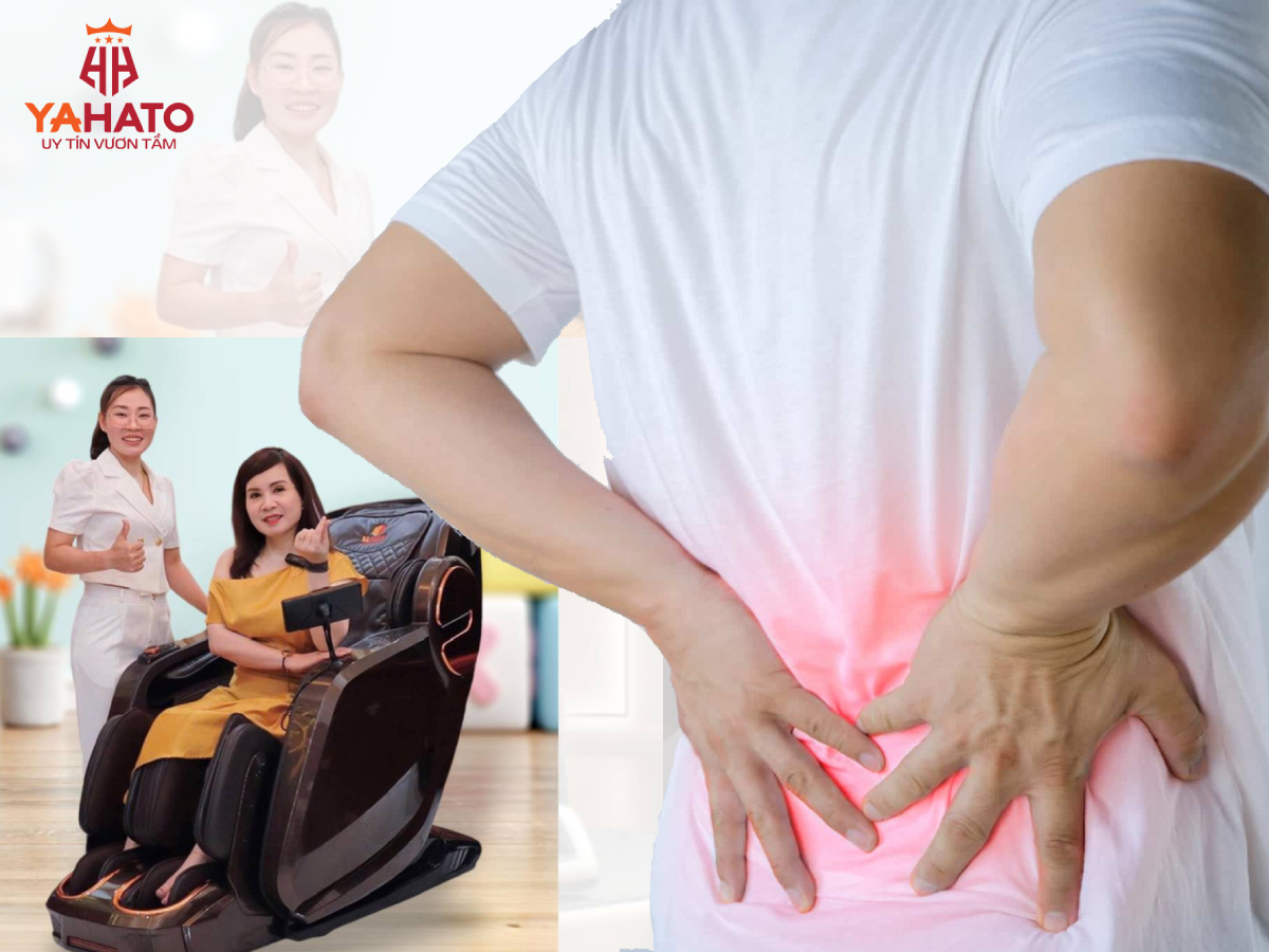 Giảm triệu chứng mỏi lưng khi nằm nhờ sử dụng ghế massage mỗi ngày