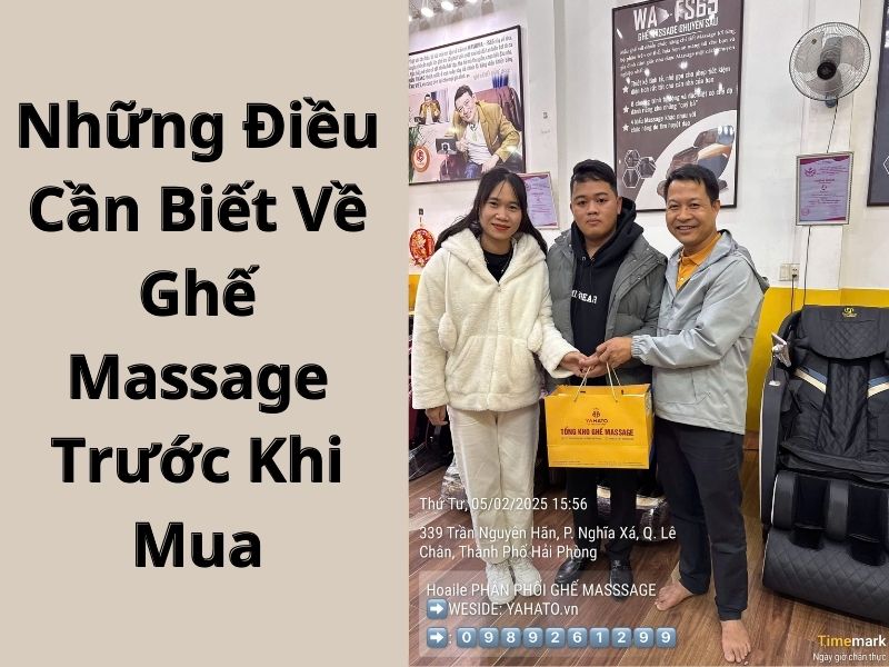 Những Điều Cần Biết Về Ghế Massage Trước Khi Mua