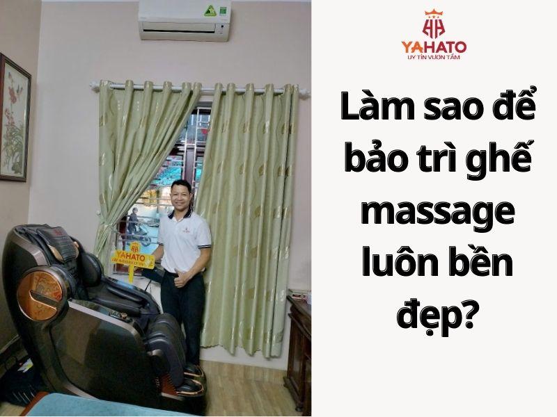   
          Làm sao để bảo trì ghế massage luôn bền đẹp?