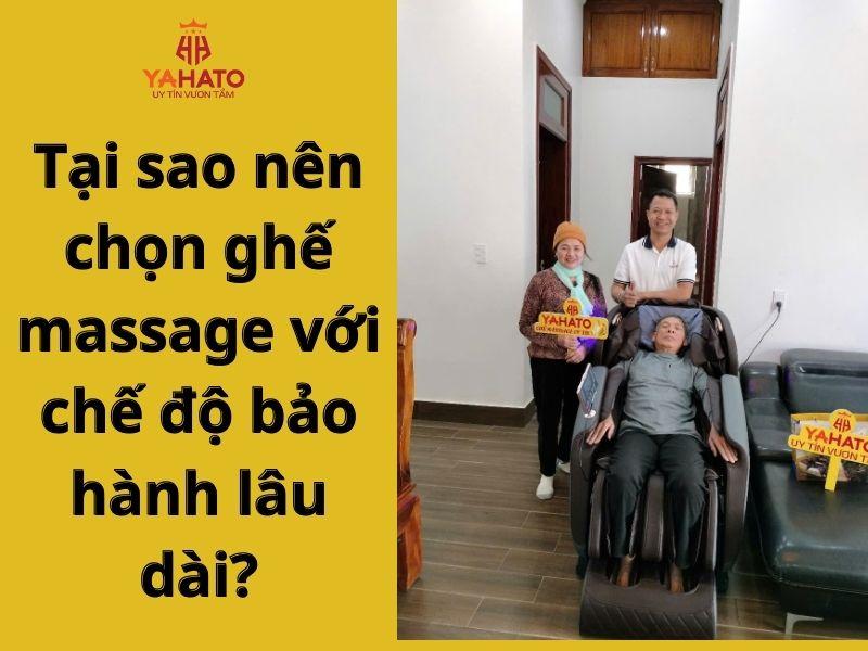   
          Tại sao nên chọn ghế massage với chế độ bảo hành lâu dài?