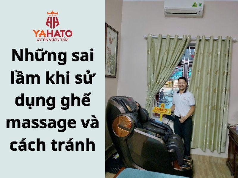   
          Những sai lầm khi sử dụng ghế massage và cách tránh