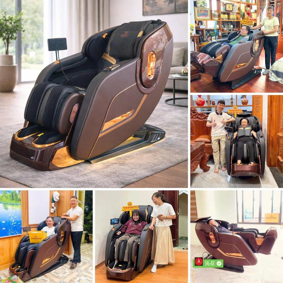 Ghế massage YA- 689 PRO (bản cao cấp 8D)