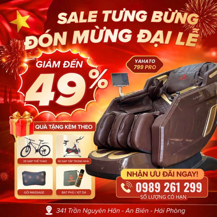   
          Ghế Massage Cao Cấp YAHATO 799 Pro Luxury
