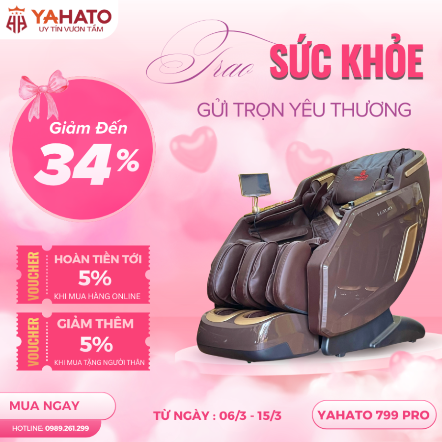   
          Ghế Massage Cao Cấp YAHATO 799 Pro Luxury