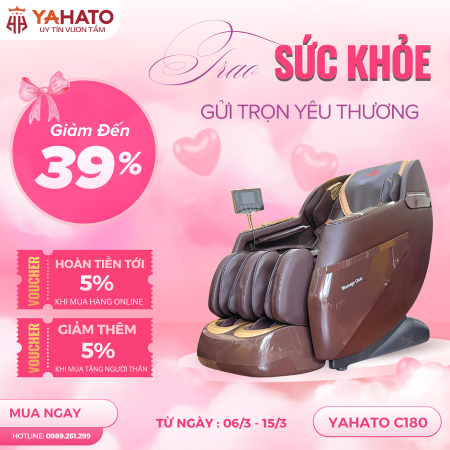   
          Ghế Massage YAHATO C180 Pro