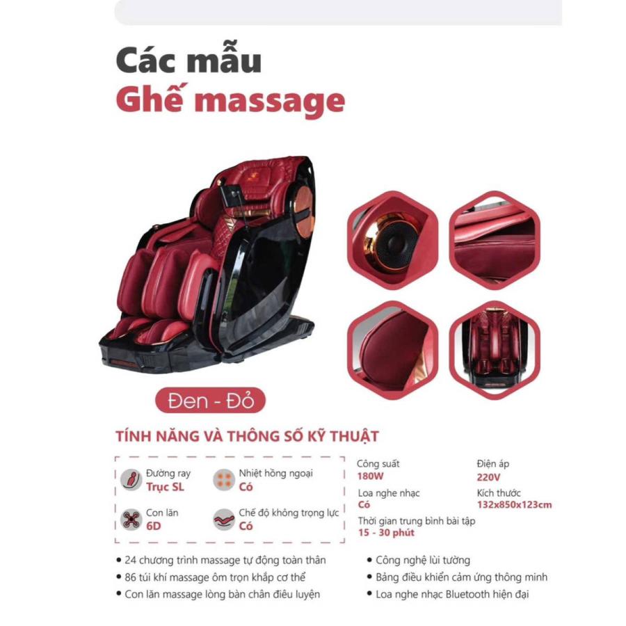   
          Ghế Massage toàn thân AT- KWH379